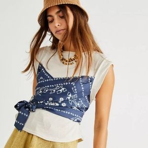 Free People take me there Bandana Top